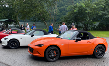 Miatas on parade